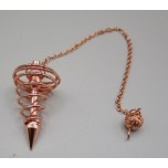 GPK Pendulum Corn Shape (1.75 inch pendant, 7 inch chain)  in Rose Gold color - 10 pcs pack